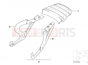 BMW Motorrad BMW 1994 R-Models 4V R 850 R 94 (0401,0406) Luggage grid