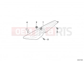 BMW Motorrad BMW 1994 R-Models 4V R 850 R 94 (0401,0406) Tail trim