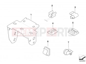 BMW Motorrad BMW 1994 R-Models 4V R 850 R 94 (0401,0406) Bracket, plug connector/wiring retainer