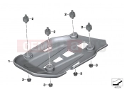 BMW Motorrad BMW 2017 F-Models K7x F 800 GS 17 (0B07, 0B17) Engine guard, plastic