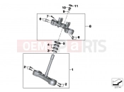 BMW Motorrad BMW 2017 F-Models K7x F 800 GS 17 (0B07, 0B17) Fork brace, bottom/top