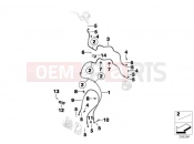 BMW Motorrad BMW 2017 F-Models K7x F 800 GS 17 (0B07, 0B17) Brake pipe front ABS