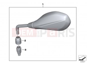 BMW Motorrad BMW 2017 F-Models K7x F 800 GS 17 (0B07, 0B17) Mirror
