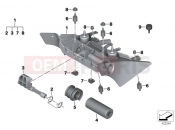 BMW Motorrad BMW 2017 F-Models K7x F 800 GS 17 (0B07, 0B17) Seat bench locking system