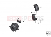 BMW Motorrad BMW 2017 F-Models K7x F 800 GS 17 (0B07, 0B17) Combination switch at handlebar