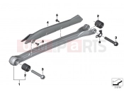 Paralever brace - BMW Motorrad R 1200 RS (0A05, 0A15) 2017