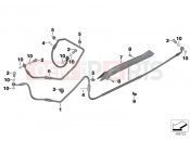 Brake lines - BMW Motorrad R 1200 RS (0A05, 0A15) 2017