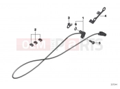 Rotational-speed sensor, rear - BMW Motorrad R 1200 RS (0A05, 0A15) 2017