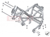 Main frame - BMW Motorrad R 1200 RS (0A05, 0A15) 2017