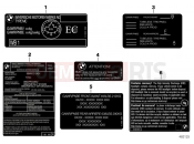 Labels for Canada - BMW Motorrad R 1200 RS (0A05, 0A15) 2017
