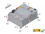BMW Motorrad BMW 2017 C-Models C evolution (0C03) Cell module, high-voltage battery
