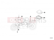 BMW Motorrad BMW 1995 R-Models 4V R 850 R 94 (0401,0406) Primed parts