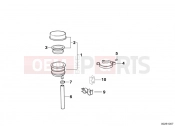 BMW Motorrad BMW 1996 R-Models 4V R 850 R 94 (0401,0406) Fluid container rear