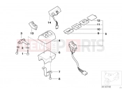 BMW Motorrad BMW 1996 R-Models 4V R 850 R 94 (0401,0406) Switch, authorities