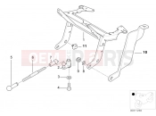 BMW Motorrad BMW 1996 R-Models 4V R 850 R 94 (0401,0406) Headlight bracket