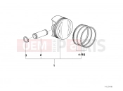 BMW Motorrad BMW 2007 R-Models 4V R 850 R 02 (0428) Piston, single components