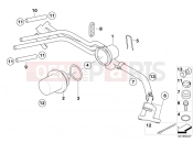 BMW Motorrad BMW 2007 R-Models 4V R 850 R 02 (0428) Fuel distributor/Pressure regulator