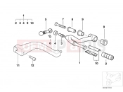 BMW Motorrad BMW 2007 R-Models 4V R 850 R 02 (0428) External gearshift parts/Shift lever