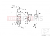 BMW Motorrad BMW 2007 R-Models 4V R 850 R 02 (0428) Spring strut rear hydraulic