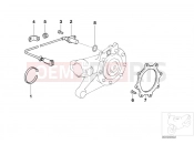 BMW Motorrad BMW 2007 R-Models 4V R 850 R 02 (0428) Wheelspeed sensor, Integral ABS, rear