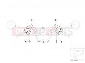 BMW Motorrad BMW 2007 R-Models 4V R 850 R 02 (0428) Comb. switch Handlebar/EU-contin. light