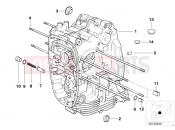BMW Motorrad BMW 1997 R-Models 4V R 850 R 94 (0401,0406) Engine housing