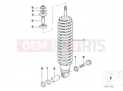 BMW Motorrad BMW 1997 R-Models 4V R 850 RT 96 (0412) Spring strut, front
