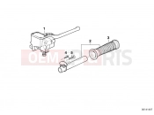 BMW Motorrad BMW 1998 R-Models 4V R 850 R 94 (0401,0406) Complete right handle unit