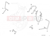 BMW Motorrad BMW 1998 R-Models 4V R 850 R 94 (0401,0406) Protection bar front,chrome, authorities