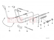 BMW Motorrad BMW 1998 R-Models 4V R 850 RT 96 (0412) Bowden cable