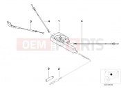 BMW Motorrad BMW 1998 R-Models 4V R 850 RT 96 (0412) Bowden cable/cable distributor