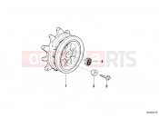 BMW Motorrad BMW 1998 R-Models 4V R 850 RT 96 (0412) Wheel hub rear
