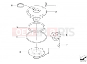 BMW Motorrad BMW 1999 R-Models 4V R 850 R 02 (0428) Filler cap