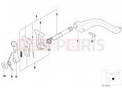 BMW Motorrad BMW 1999 R-Models 4V R 850 R 02 (0428) 6-speed transmission shift components