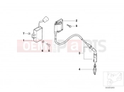 BMW Motorrad BMW 2000 F-Models F 650 97 (0162) Ignition system