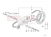 BMW Motorrad BMW 2000 F-Models F 650 97 (0162) Chain drive