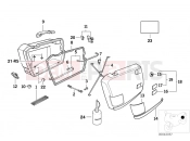 BMW Motorrad BMW 2000 F-Models F 650 97 (0162) Integral case single parts