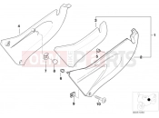 BMW Motorrad BMW 2000 F-Models F 650 97 (0162) Side cover