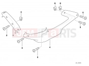 BMW Motorrad BMW 2000 F-Models F 650 97 (0162) Radiator trim