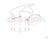 BMW Motorrad BMW 2000 F-Models F 650 97 (0162) Windshield