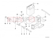 BMW Motorrad BMW 2000 F-Models F 650 97 (0162) Battery