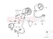 BMW Motorrad BMW 2000 R-Models 4V R 850 GS 95 (0403) Speedometer/rev. counter