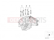 BMW Motorrad BMW 2000 R-Models 4V R 850 R 94 (0401,0406) mounting point crankcase right