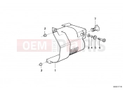 BMW Motorrad BMW 2000 R-Models 4V R 850 R 94 (0401,0406) Starter cover/mount