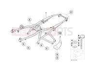 BMW Motorrad BMW 2000 R-Models 4V R 850 R 94 (0401,0406) Rear frame