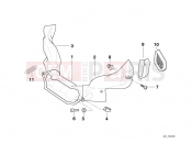 BMW Motorrad BMW 2000 R-Models 4V R 850 RT 96 (0412) Air duct