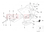 BMW Motorrad BMW 2000 R-Models 4V R 850 RT 96 (0412) Fairing side section