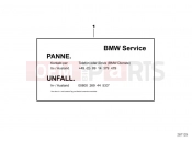BMW Motorrad BMW 2000 R-Models 4V R 850 RT 96 (0412) Label