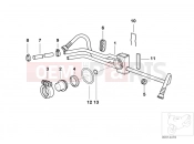 BMW Motorrad BMW 2001 R-Models 4V R 850 RT 96 (0412) Fuel distributor/Pressure regulator