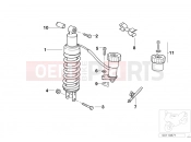 BMW Motorrad BMW 2001 R-Models 4V R 850 RT 96 (0412) Spring strut, rear